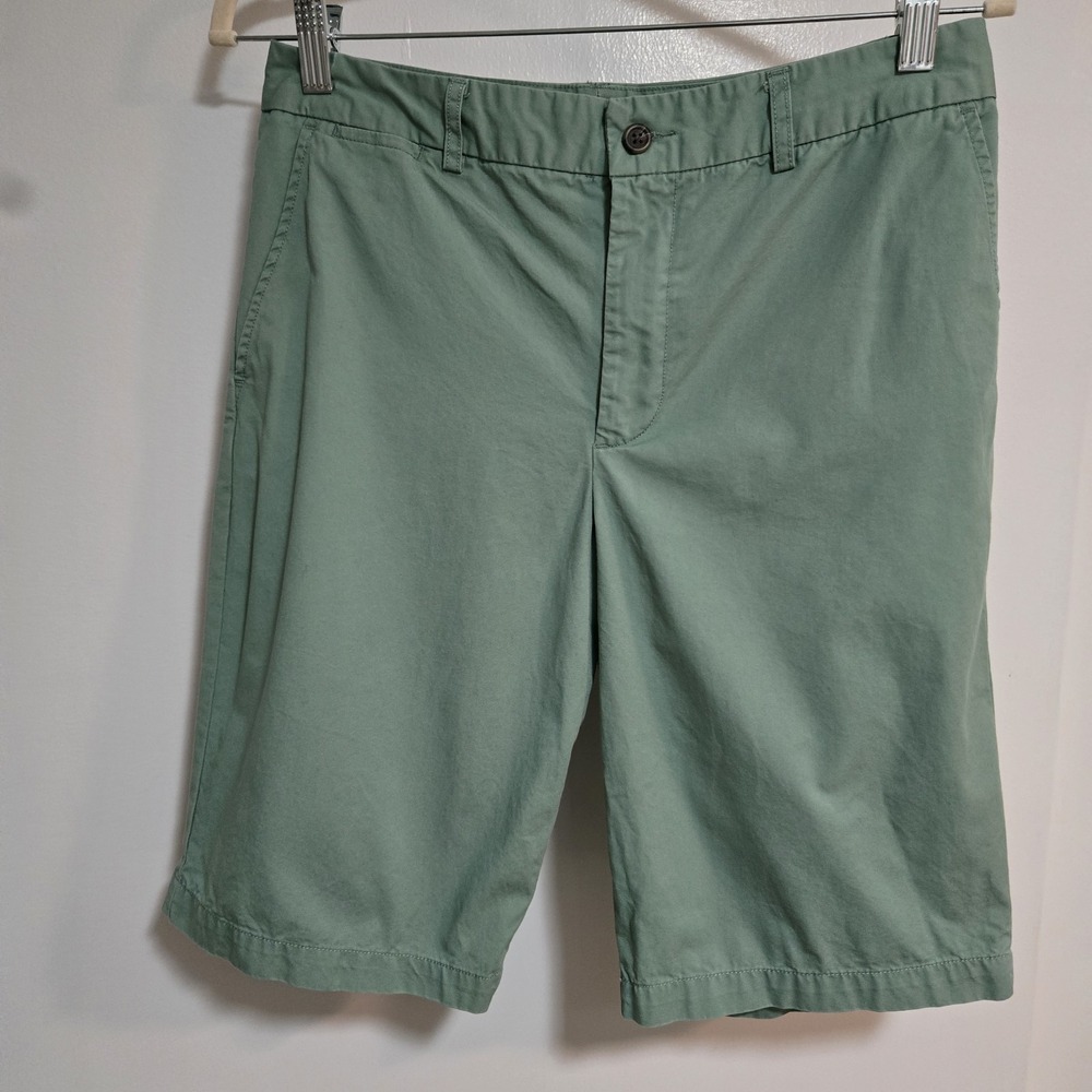 Polo Ralph Lauren Women's Size 28‎ Chino Moss Green Shorts Pockets 28x10.5
